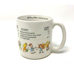 American Greetings Coffee Mug Working Takes a Lot of You Calories Burned Tea Cup